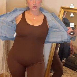 Girlfriend Collectective Earth Scoopneck Unitard - Jumpsuit